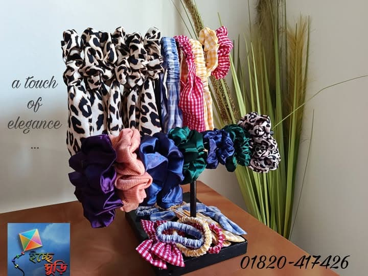 লেপার্ড স্ক্রাঞ্চি স্ট্যান্ড সেট — Leopard Scrunchie Stand Set